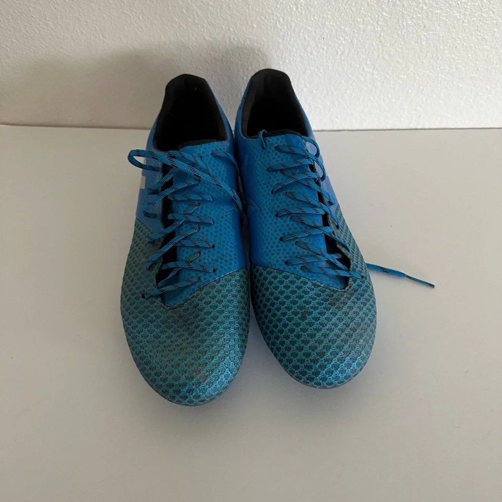adidas‎ Messi 16.2 FG/AG Shock Blue/Matte Silver/Core Black Size 11.5